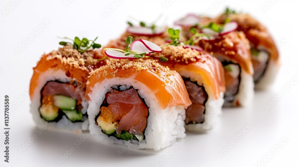 Delicious Salmon Sushi Rolls: A Culinary Delight Delicious Salmon Sushi Rolls: A Culinary Delight