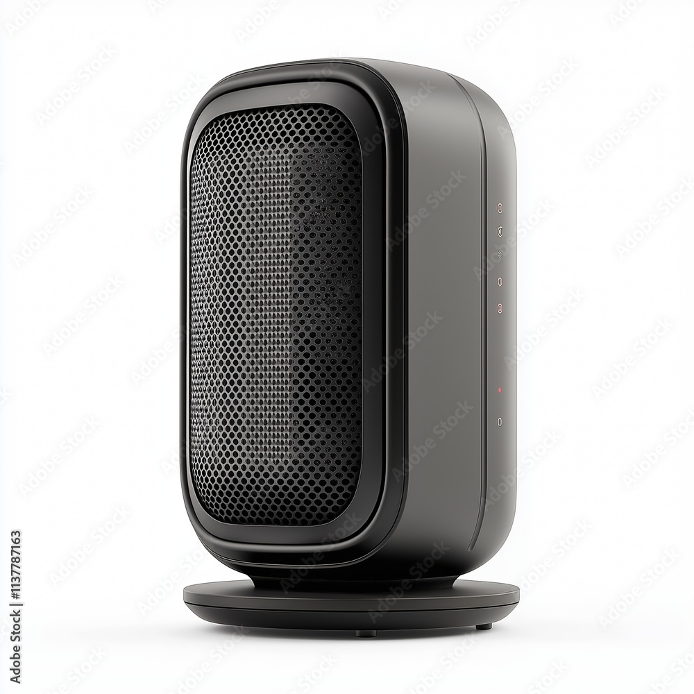 Obraz premium Personal Heater with Voice-Controlled Settings , isolated on a white background , High quality , No blur