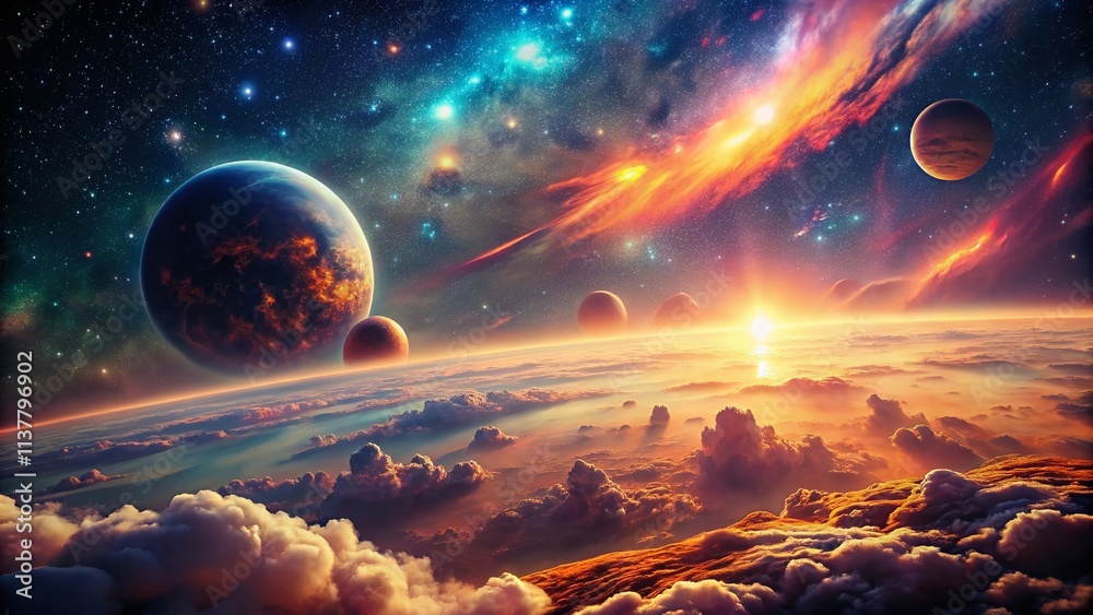 Retro Space Background, 80s Sci-Fi, Cosmic Nebula, Vintage Galaxy, Futuristic Starscape, Aerial View, Space Exploration, Retrofuturistic, Nostalgic Space Art Retro Space Background, 80s Sci-Fi, Cosmic Nebula, Vintage Galaxy, Futuristic Starscape, Aerial View, Space Exploration, Retrofuturistic, Nostalgic Space Art