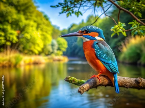 River Bird Photography: Stunning Images of Avian Wildlife by the Water photo