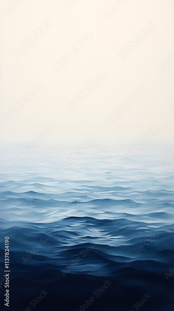 Obraz premium A delicate gradient of pale blue to pearl white, with a soft, airy feel. 