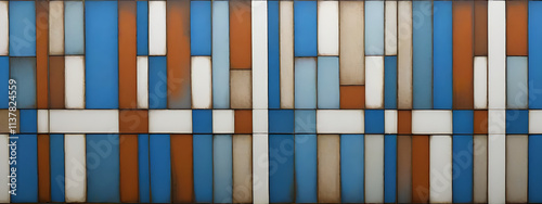 Wallpaper Mural illustrazione sfondo con elementi astratti a tema geometrico surreale Torontodigital.ca