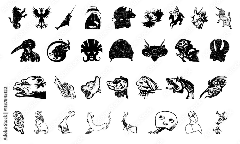 Obraz premium Myth god icon