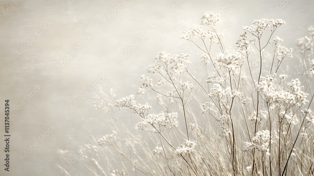 Obraz premium Subtle Organic Textures: Calming Background in Soft Taupe