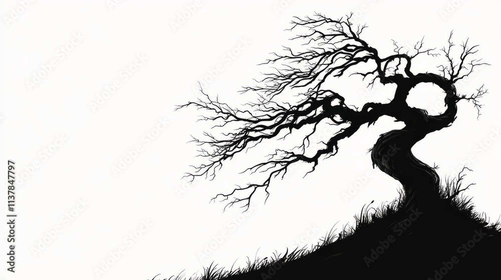 Obraz premium Tree silhouette