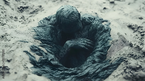 Isolation in Quicksand: A Depiction of Depression