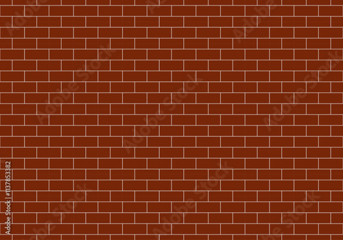 Fondo de pared de ladrillos rojo. Fábrica naranja