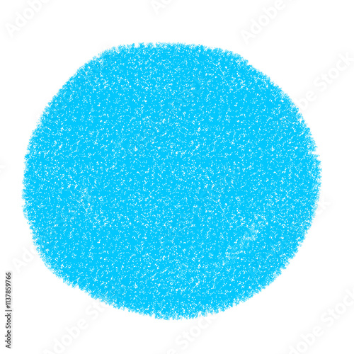 blue plastic ball