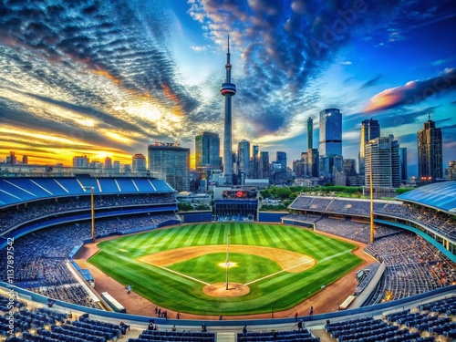 Wallpaper Mural Toronto Blue Jays Stock Photo: Blue Jays Baseball, Canadian Baseball Team,  Toronto Baseball, Blue Jays Image, Stock Photography, Royalty Free Image, Baseball Background Torontodigital.ca