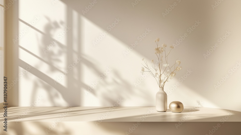 A clean, minimalist beauty background with a matte beige surface and a neutral gradient fading to white. Subtle golden geometric lines or soft shadows add depth A clean, minimalist beauty background with a matte beige surface and a neutral gradient fading to white. Subtle golden geometric lines or soft shadows add depth