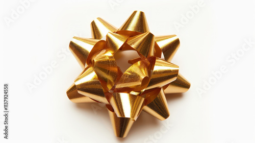 golden christmas bow