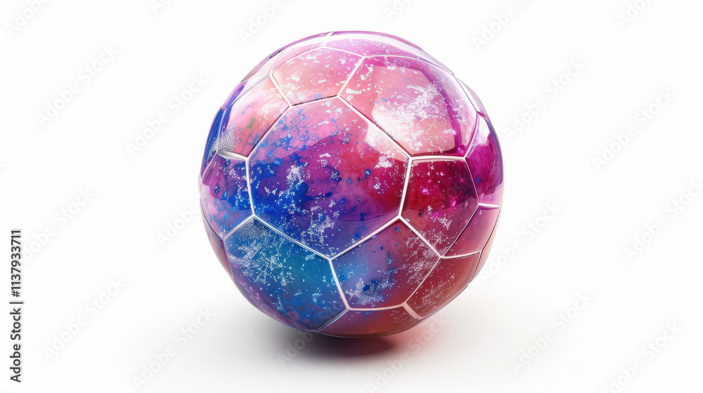 Naklejka premium soccer ball isolated on white