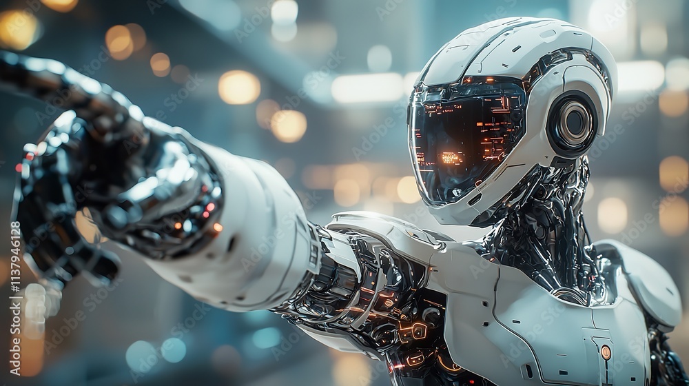 Fototapeta premium AI Learning and Concepts in Artificial Intelligence