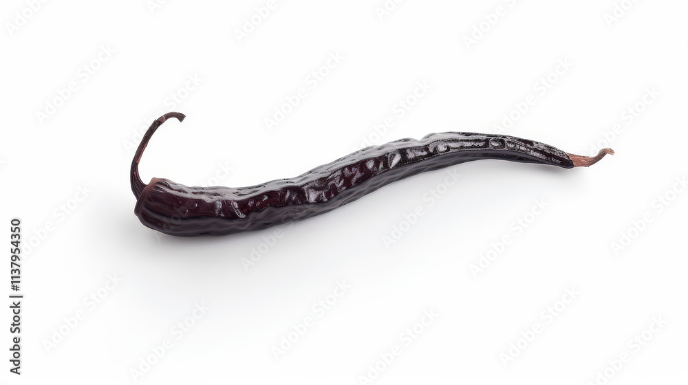 vanilla bean isolated on white background vanilla bean isolated on white background
