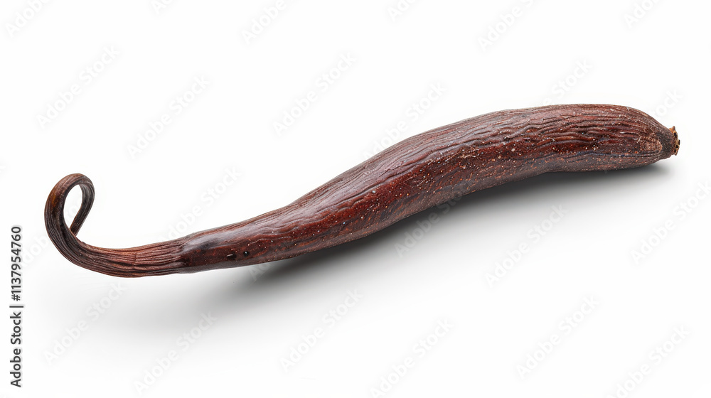 vanilla bean isolated on white background vanilla bean isolated on white background