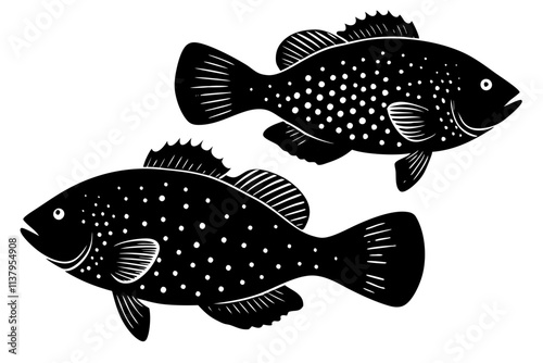 fish silhouette illustration.