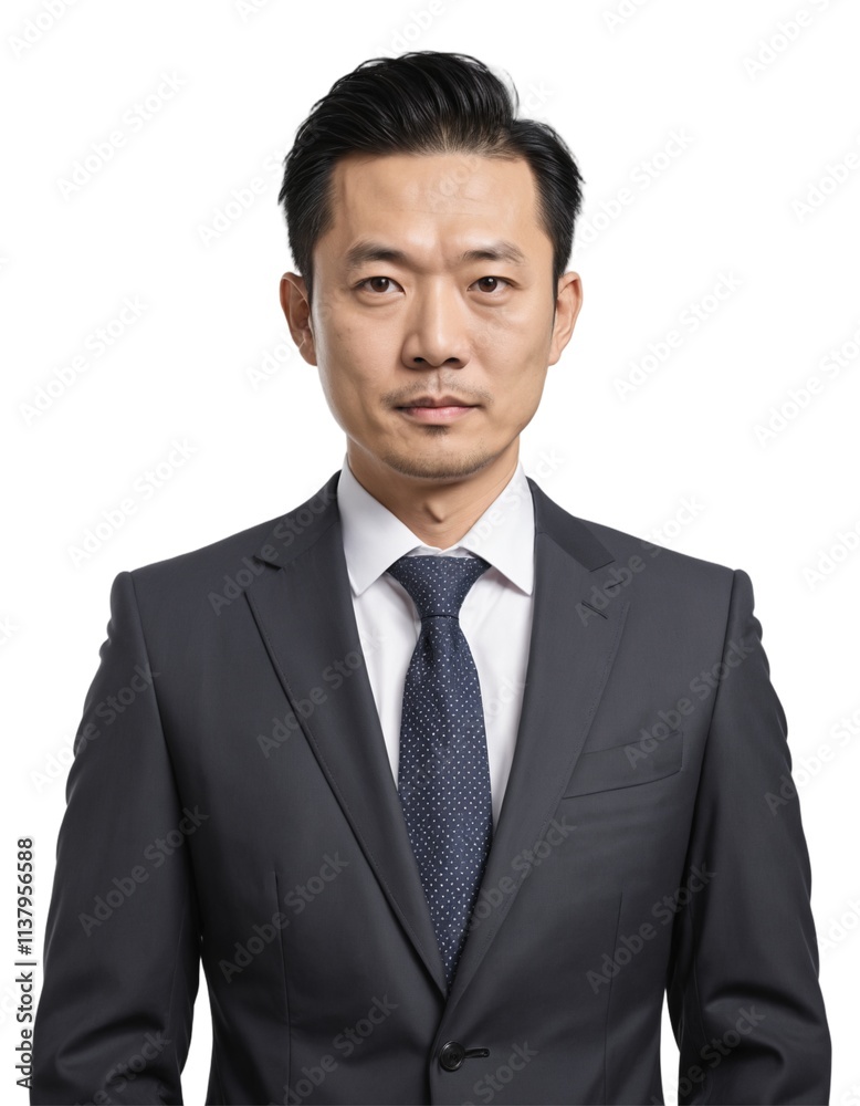 an asian man wearing office clothes . company leaders are very confident . ai generate an asian man wearing office clothes . company leaders are very confident . ai generate