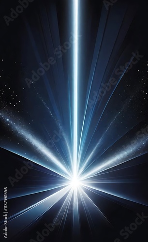 blue light burst