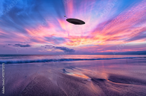 Drones UFO Unidentified UAP Anomalous Drone Flying Saucer Phenomena Science Fiction Spaceship