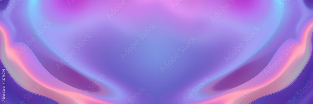 Fototapeta premium Vibrant Fluid Waves: Abstract 3D Neon Flow Background