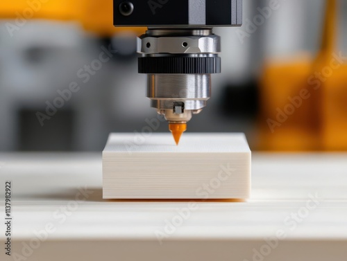 material science concept. A detailed view of a composite material being fabricated using resin transfer molding RTM photo