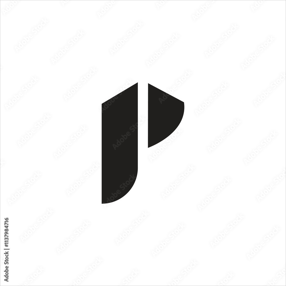 Letter P initial logo design template vector art icon symbol business identity.