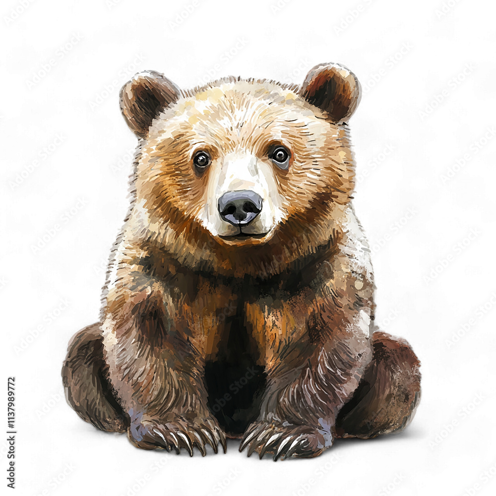 Fototapeta premium bear Animal On Transparent background