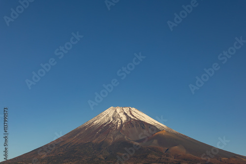 越前岳より快晴の富士