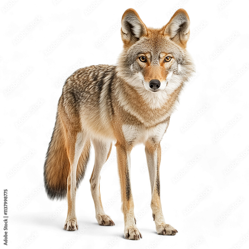Obraz premium coyote Animal On Transparent background