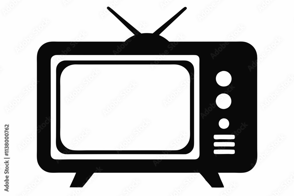 retro tv icon retro tv icon