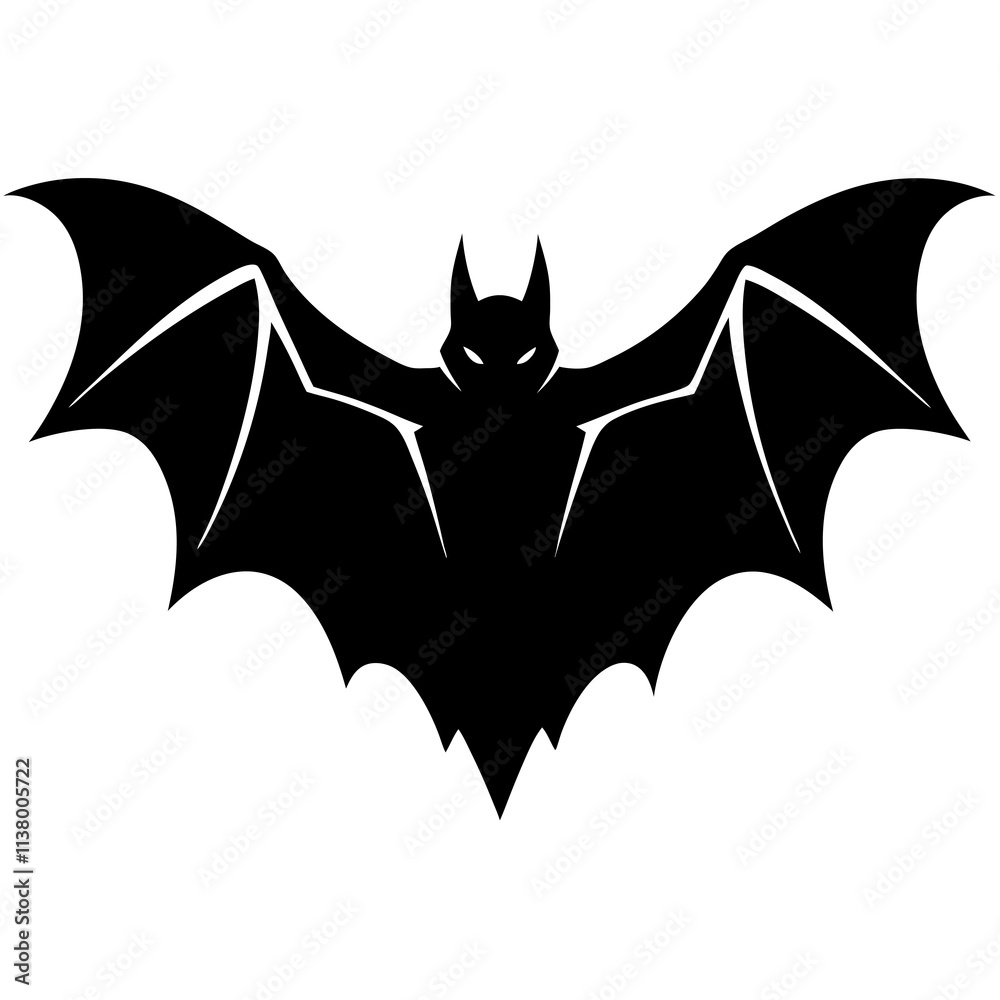 Bat Silhouette vector illustration Bat Silhouette vector illustration