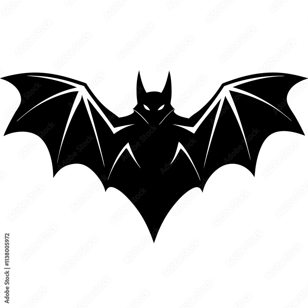 Bat Silhouette vector illustration Bat Silhouette vector illustration