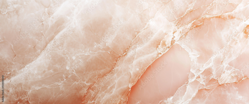 Fototapeta premium Elegant Warm-Toned Marble Texture with Detailed Veins