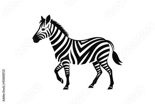zebra vector silhouette
