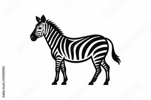 zebra vector silhouette