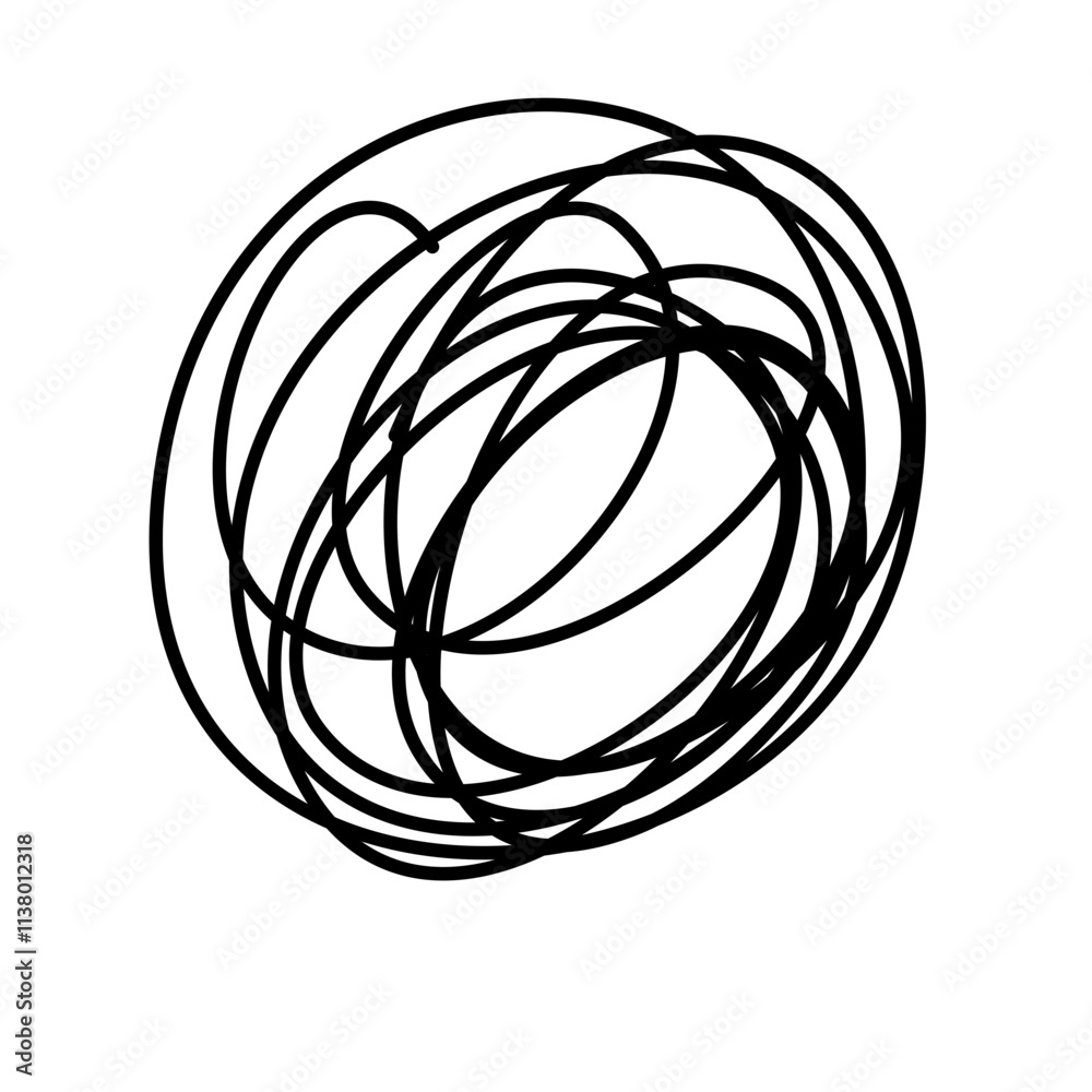 Scribble chaos line abstract Scribble chaos line abstract