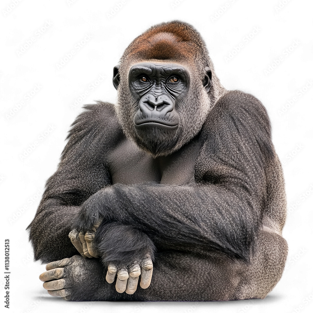Obraz premium gorilla Animal On Transparent background