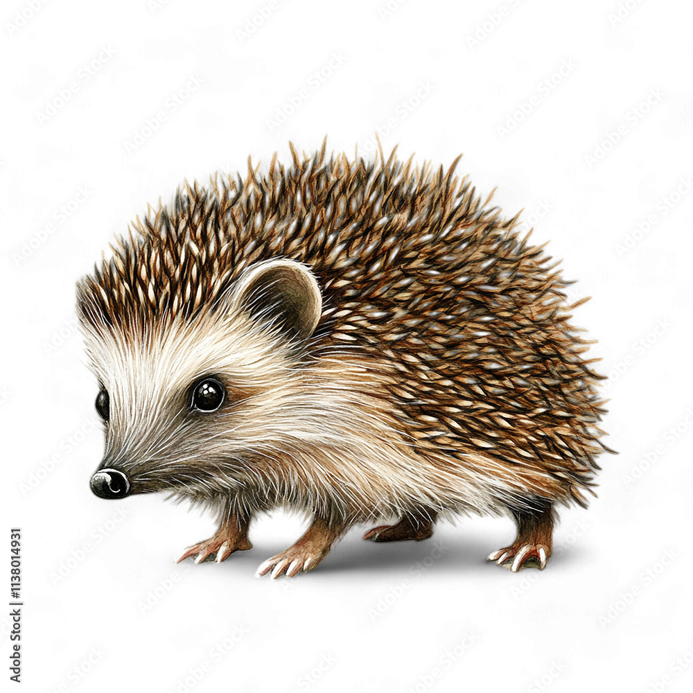 Fototapeta premium hedgehog Animal On Transparent background
