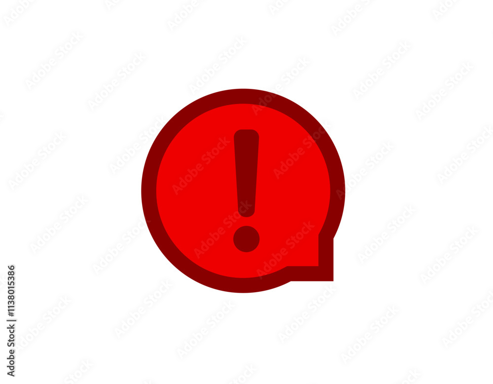 A bold red warning sign featuring an exclamation mark, symbolizing alert and caution. A bold red warning sign featuring an exclamation mark, symbolizing alert and caution.