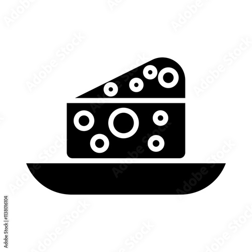 Cheese Platter glyph icon