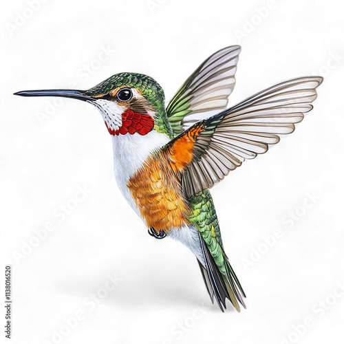 hummingbird On Transparent background photo