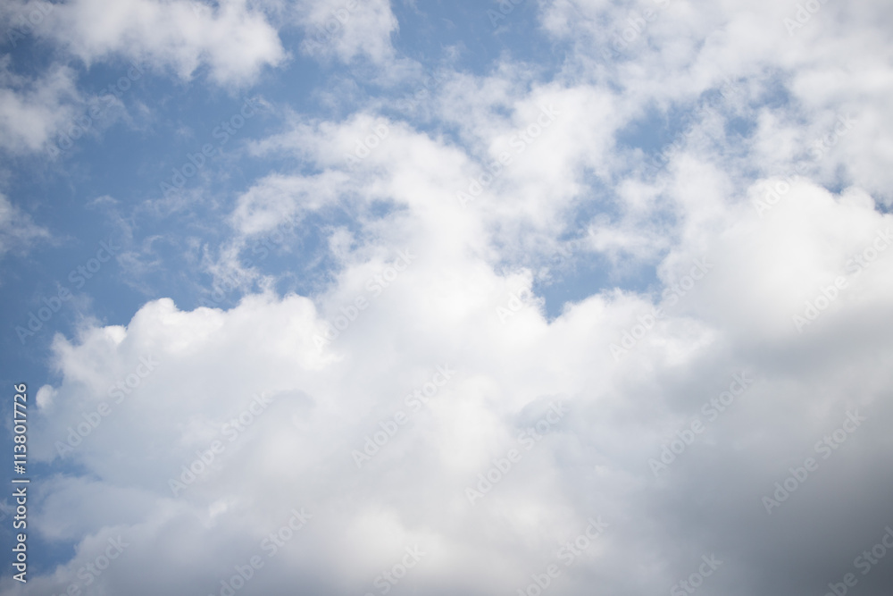 White clouds on blue sky, cloudy sky background. White clouds on blue sky, cloudy sky background.