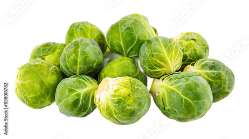 Brussels sprouts, isolated on a white background