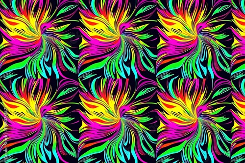 Psychedelic Swirls: A mesmerizing kaleidoscope of vibrant colors and swirling patterns. This abstract digital art design is perfect for adding a touch of energy and visual interest to any project. 