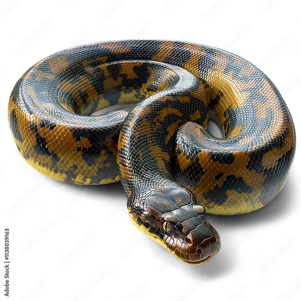 Obraz premium anaconda Animal On Transparent background