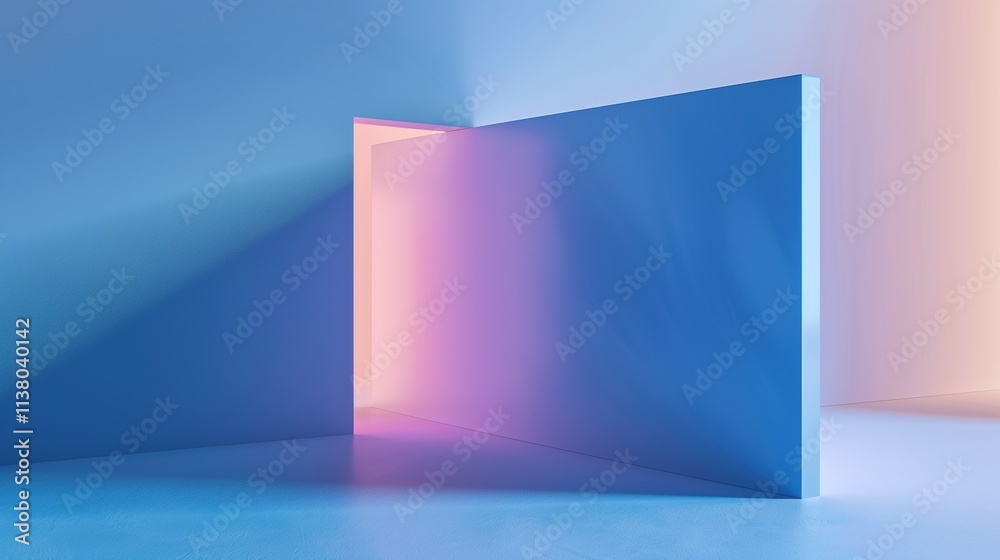 Naklejka premium Modern Abstract Product Background with Colorful Gradient