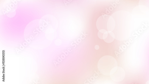 Fototapeta Naklejka Na Ścianę i Meble -  淡い色のグラデーション。玉ボケとドリーミーな背景素材