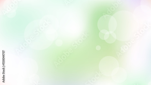淡い色のグラデーション。玉ボケとドリーミーな背景素材