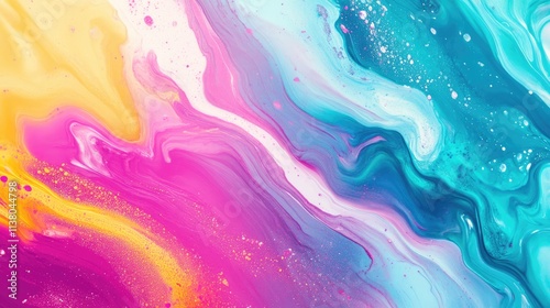 Wallpaper Mural Network flat design top view theme information technology water color vivid  Torontodigital.ca