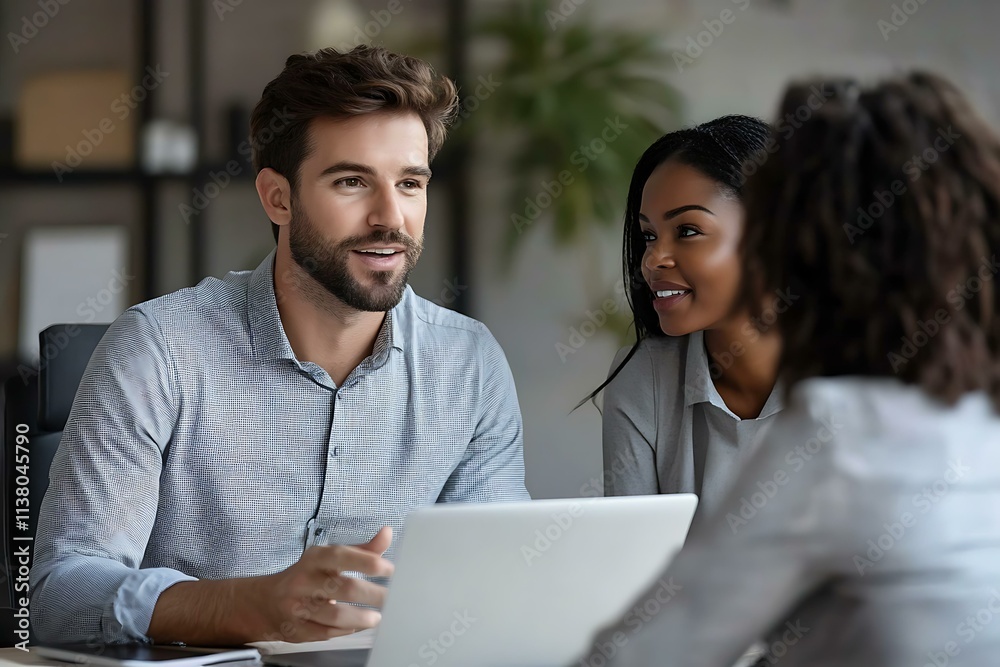 Business Meeting Discussion Multiethnic Group Business Meeting Discussion Multiethnic Group